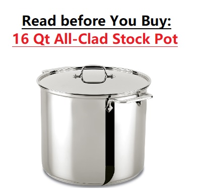16 qt all clad stock pot review
